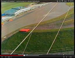 Flyover land art project in Holland.