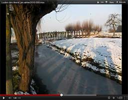 Video of the Hardinxveld land art project, 'the iron knot' ("the iron knot").