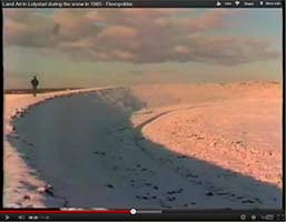 Walking on and around the "homage to El Lissitzky" land art project in the Flevopolder - in Lelystad, Netherlands.