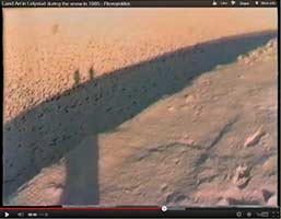 Walking on and around the "homage to El Lissitzky" land art project in the Flevopolder - in Lelystad, Netherlands.