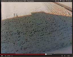 Walking on and around the "homage to El Lissitzky" land art project in the Flevopolder - in Lelystad, Netherlands.