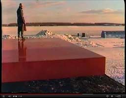 Walking on and around the "homage to El Lissitzky" land art project in the Flevopolder - in Lelystad, Netherlands.